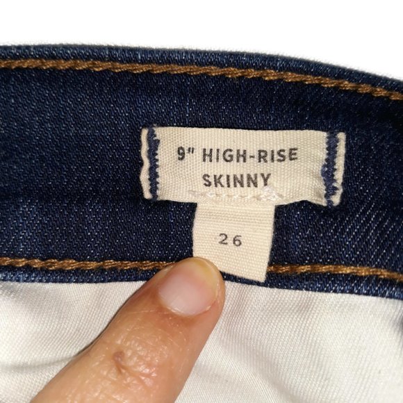 Madewell Women's 9" high rise skinny jeans size 26 - Picture 12 of 14